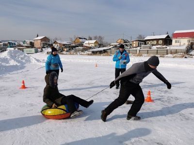 Транспортные полицейские Якутии приняли участие в праздничном соревновании «Зимние забавы»