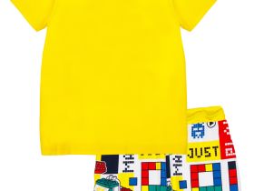 Комплект трикотажный для мальчиков: фуфайка (футболка), шорты