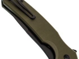 Складной нож Mr.Blade Hellcat Blackwash, сталь VG-10, военный стиль, рукоять Olive G10