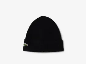 Вязанная шерстяная шапка Lacoste унисекс