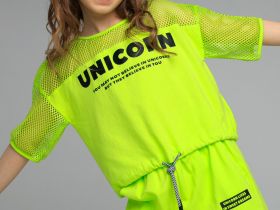 Фуфайка трикотажная для девочек (футболка)