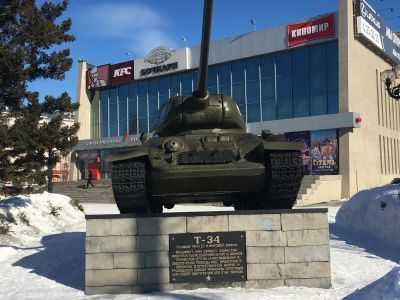Танк Т-34 (памятник лучшему танку Великой Отечественной войны)