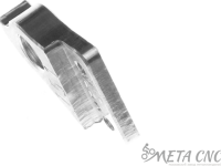 Держатель заднего переключателя &quot;петух&quot; Meta №151 фрезерованный (серебристый)