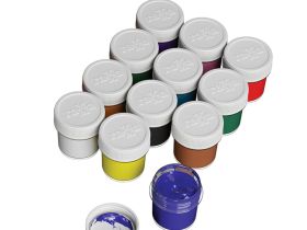 Набор акрила декоративный Гамма "Хобби" 12 цв*20 мл