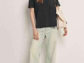 Футболка свободного силуэта из мягкого хлопка