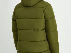 Полупальто утепленное с воротником-стойкой