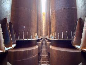 Строительство Ленского моста перешло в зимний режим