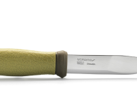 Нож с фиксированным лезвием Morakniv 2000, сталь Sandvik 12C27, рукоять пластик/резина, зеленый