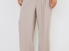Брюки из вискозы, Бежевый