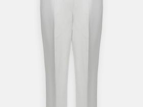 Брюки прямого кроя с добавлением льна