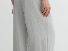 Широки брюки из лиоцелла, Серый