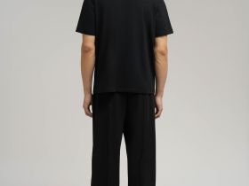 Футболка прямого кроя из джерси