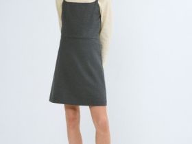 Сарафан для девочек, Серый