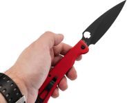 Складной нож Daggerr Sting XL red BW DLC, сталь D2, рукоять G10