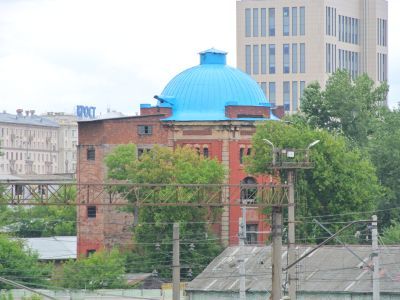Водоемная башня начала XX века на станции Николаевка Московской железной дороги
