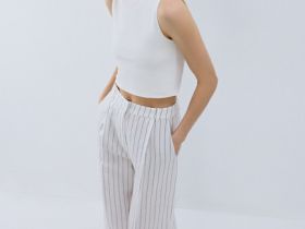 Укороченный топ, Белый