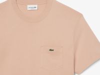 Мужская Футболка Lacoste из хлопка с нагрудным карманом