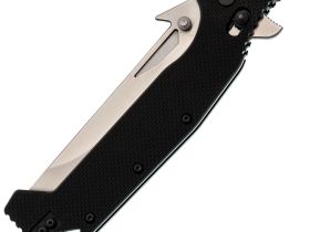 Складной нож Obertech ns-02 Normal straight, сталь VG-10, рукоять G10, черный