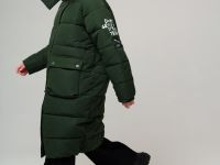 Пальто текстильное с полиуретановым покрытием для девочек