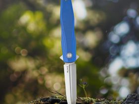 Нож складной Ruike P188-E, сталь D2, рукоять G10, синий