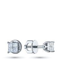 Пусеты из серебра э0612пс08220008