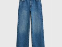 Джинсы со средней посадкой, Синий