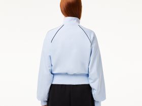 Женская короткая спортивная куртка Lacoste свободного кроя