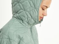 Полупальто утепленное с капюшоном