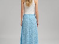 Шифоновая юбка миди с цветочным принтом