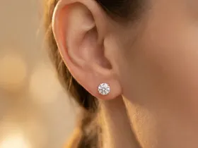 Пусеты из желтого золота э0312пс11231163_white