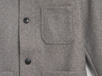 Куртка из пальтовой ткани с накладными карманами, Бежевый