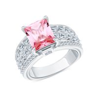Серебряное кольцо с фианитами