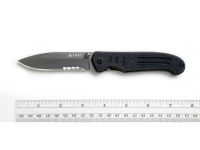 Полуавтоматический складной нож Ignitor T Veff Serrations™, CRKT 6865, сталь 8Cr14MoV Titanium Nitride, рукоять стеклотекстолит G10