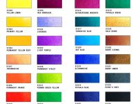 Набор акварели студийной Super Vision "Studio" 24 цвета в металлическом пенале