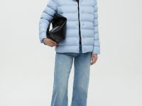 Утепленная куртка полуприлегающего силуэта