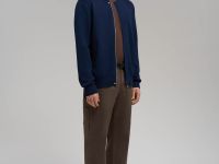 Кардиган из хлопка на молнии