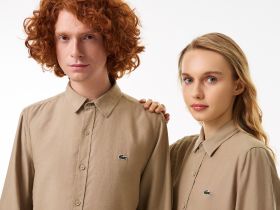 Мужская рубашка Lacoste из смеси льна