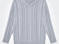 Джемпер свободного силуэта из хлопка