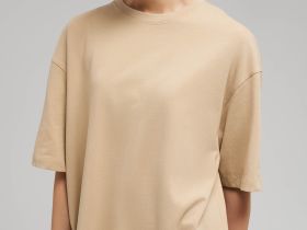 Футболка свободного кроя из джерси