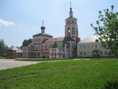 Надвратная церковь (Вознесения), колокольня и палаты Ивано-Предтеченского монастыря