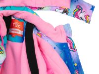 Комплект текстильный с полиуретановым покрытием для девочек: куртка, полукомбинезон