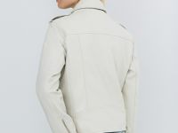 Куртка-косуха из искусственной кожи, Бежевый