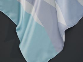 Платок шейный Divina, голубой I