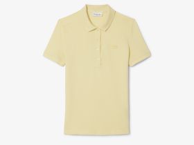Женское поло Lacoste приталенного кроя из эластичного хлопка