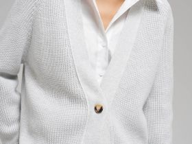 Свободный кардиган из хлопка