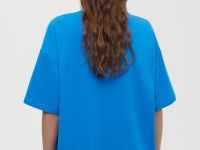 Оверсайз футболка из трикотажного интерлока