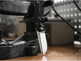 Складной нож Boker Hermod Folder, сталь D2, рукоять G10, черный