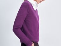 Джемпер с v-образным вырезом