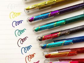 Ручка гелевая Pentel "Hybrid Dual Metallic" 1,0 мм