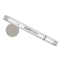 Маркер двухсторонний на спиртовой основе Stylefile Brush №WG5 серый теплый 5